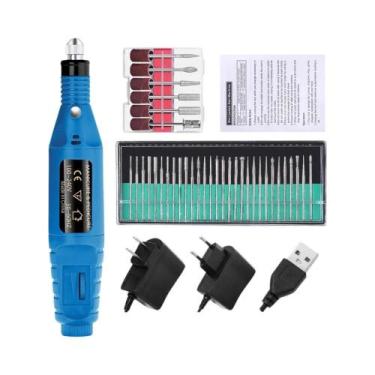 Imagem de Máquina De Furar Unhas Elétrica Portátil LULAA, Conjunto De Ferramenta