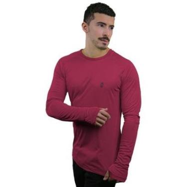 Imagem de Camiseta Skube Com Proteção UV 50+ Segunda Pele Térmica Tecido Termodry Manga Longa Dedeira-Masculino