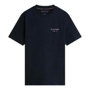 Imagem de Camiseta Tommy Hilfiger Brand Love Small Hilfiger Tee Azul-Masculino