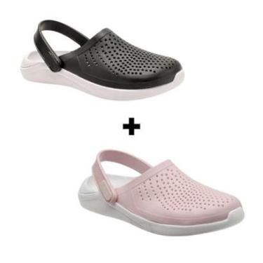 Imagem de Babuche Chinelo Feminino e Masculino KIT 2 PARES Sandália Adulto Confortável-Unissex