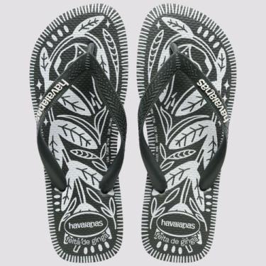 Imagem de Chinelo Havaianas Top Jardim Noturno 4150320 Verde Olive, Verde oliva,