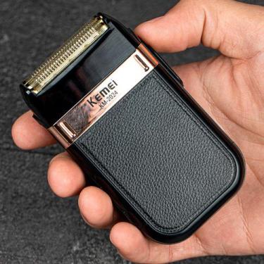 Imagem de Maquina Maquininha Acabamento Pezinho Barba Kemei 2024 Pro, Bivolt