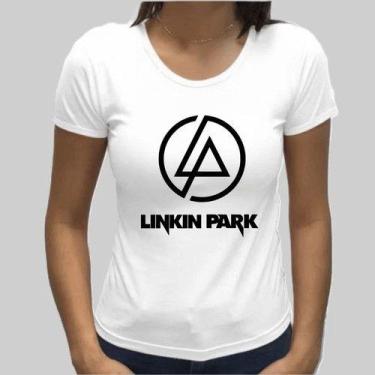 Imagem de Baby Look Feminina Banda Linkin Park Rock 100% Algodao Show - NoBrand,