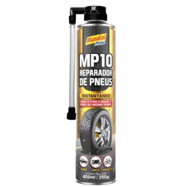 Imagem de Reparador de pneus com ou sem câmera e bico de metal 400 ml MP10 - AE0