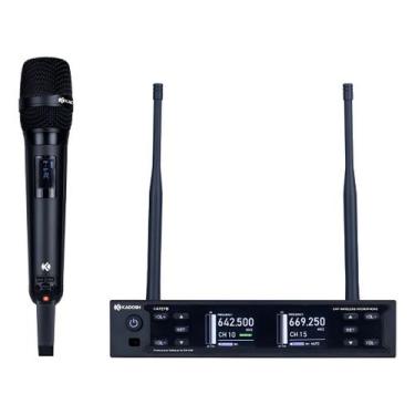 Imagem de Microfone Sem Fio Kadosh K461m Uhf Com Talkback - Preto - NoBrand, Pre
