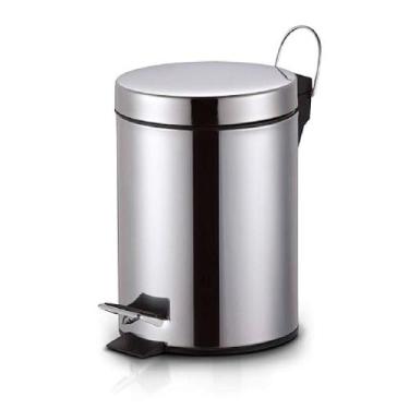 Imagem de Lixeira de Aço Inox com Pedal 5 Litros Kala