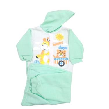 Imagem de Conjunto Inverno Para Bebê Com Capuz Em Soft Infantil Estampa Sortida 