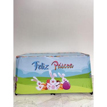Imagem de Capa De Mesa Para Festa Sublimado Tecido Veste Fácil Páscoa - Fantasia