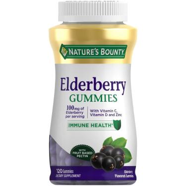 Imagem de Suplemento Nature'S Bounty Elderberry Gummies 120 Gomas-Unissex