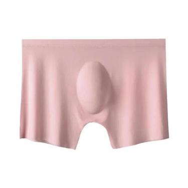 Imagem de Cuecas Boxer Masculinas Ultrafinas De Seda Gelada Para Verão - Kit Com