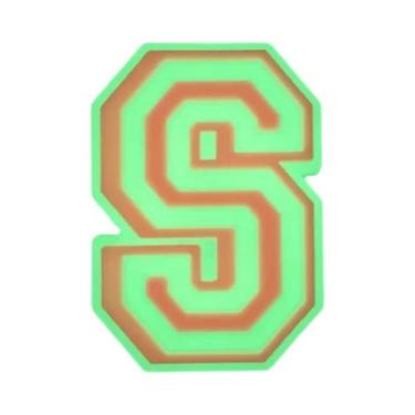 Imagem de Pingentes De Letras Do Alfabeto Que Brilham No Escuro Para Sandálias C