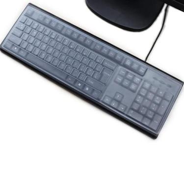 Imagem de (pacote com 2) Capa protetora de pele de teclado para teclado de mesa 
