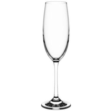 Imagem de Taça de Champanhe 220ml Taça Espumante Cristal Copo Champanhe Titânio 