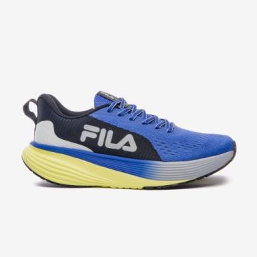 Imagem de Tênis Fila Agile - Masculino - - 40 BR - AzulroyalVerdelimãoPreto, 40 