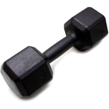 Imagem de Halter Sextavado Pintado 1 ao 5 Kg "Unidade" - Treino em Casa Musculaç
