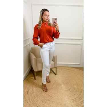 Imagem de Camisa feminina Doce Encanto cor Terra Tam.P