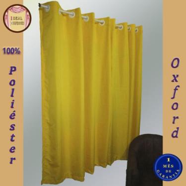 Imagem de Cortina Oxford Light Amarelo - Ideal Confecções