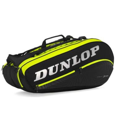 Imagem de Raqueteira Dunlop SX Performance Thermo X8 Preta e Amarela