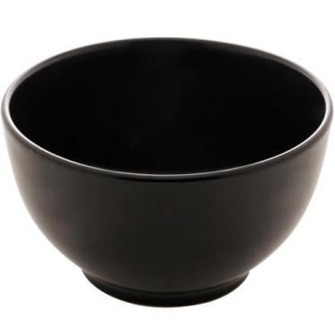 Imagem de Conjunto 50 Bowls de Cerâmica 680ml Preto Oriental Restaurantes Bares 