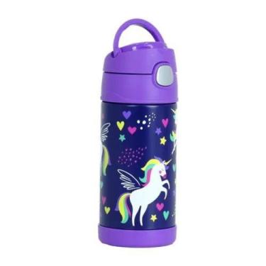 Imagem de Garrafa Térmica Infantil Funtainer 355ml Unicórnio Alado - Thermos