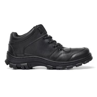 Imagem de Bota Masculina Cano Curto Confortável Resistente Coturno Ideal Para Mo
