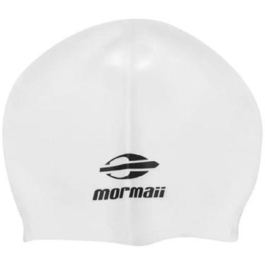 Imagem de Touca De Silicone Para Natação Infantil Mormaii Cor:BrancoTamanho:Únic