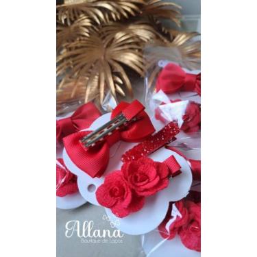 Imagem de Trio Hair Clip / Laços de cabelo infantil / acessórios na presilha / a