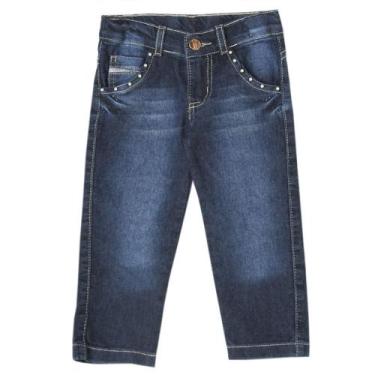 Imagem de Calça Infantil Look Jeans Skinny Jeans - UNICA - 2, Azul, 2