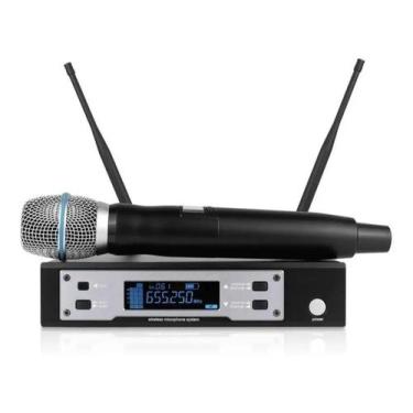 Imagem de Microfone Sem fio UHF D-9001 Vocal Mão Com Maleta Dylan