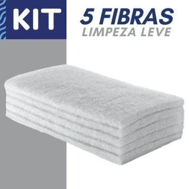 Imagem de Fibra De Limpeza Leve Branca Não Risca SuperPro Bettanin Kit 5 até 30 
