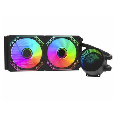 Imagem de Water cooler k-mex wac-7 infinite sapce c/ led argb - preto