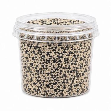 Imagem de Gergelim Branco e Preto 100g - Pote com Tampa - no-brand
