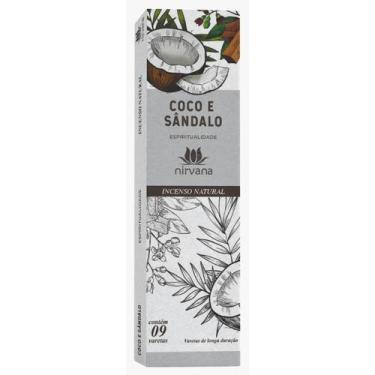 Imagem de Incenso natural coco e sândalo - nirvana