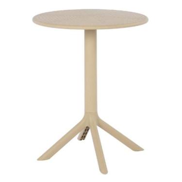 Imagem de Mesa de Jantar Redonda Área Externa Drops Rivatti 60 cm (largura) Poli