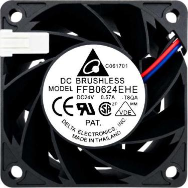 Imagem de Cooler FFB0624EHE 24V 0.57A 3 Fios 6038 WEG Garantia 2 Anos - DELTA