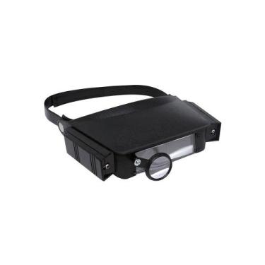 Imagem de Lupa De Cabeça Led Pala Para Eletronica E Estetica 3 Lentes - Western 