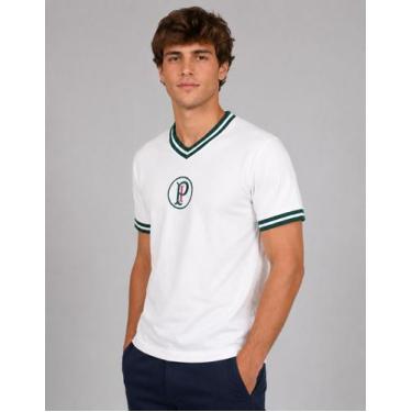 Imagem de Camisa Palmeiras Retro 1937 Escudo Bordado Oficial Betel - - Betel Spo