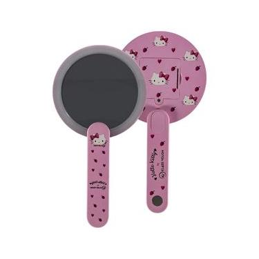 Imagem de Espelho com Led Dobrável Hello Kitty Lumi Reflect para Bolsa Rosa Klass Vough
