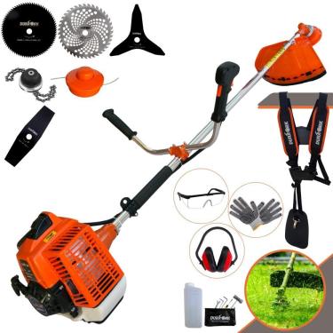 Imagem de Roçadeira Lateral à Gasolina 6 em 1 DR620H5 Motor 2 Tempos 62CC 3HP 12500 RPM Profissional com Kit EPI Duratork