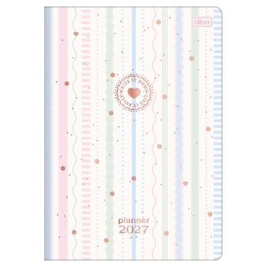 Imagem de Planner mensal 2027 grampeado 20 fls Soho M7 Tilibra Cor:Listras, List