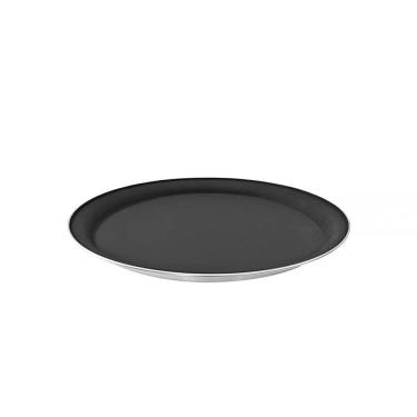 Imagem de Bandeja Tramontina Service em Aço Inox Redonda com Revestimento Interno Antiderrapante 40 cm Tramontina