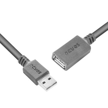 Imagem de Cabo Extensor Usb A 2.0 Macho Usb A 2.0 Femea Puro Cobre 2m