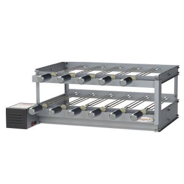 Imagem de Espeto Giratório Duplo 11 Espetos Itajobi Itagrill com Cabo Revestido