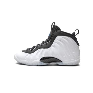 Imagem de Nike Little Foamposite One White Black Blue Grade School CZ2548-100 (CZ2548-100, Numeric_5)