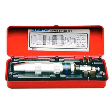 Imagem de Chave Impacto Manual Encaixe 1/2 Com 4 Bits King Tony 4112Fr