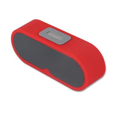 Imagem de Alto-falante Bluetooth Wireless Strong Bass Mini Portátil 2 Trompas Som Surround Estéreo, Vermelho