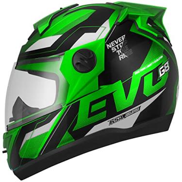 Imagem de Capacete Moto Pro Tork Liberty Evolution G8 Evo Fechado Verde 56