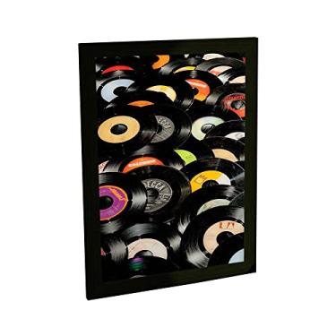 Imagem de Quadro Decorativo Musica Discos Vinil Poster
