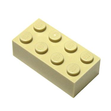 Imagem de LEGO Parts and Pieces: Tan (Brick Yellow) 2x4 Brick x20