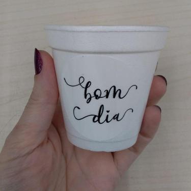 Imagem de Copo Isopor Descartável 240ml Café e Chá Mod.04 - 50 unid.